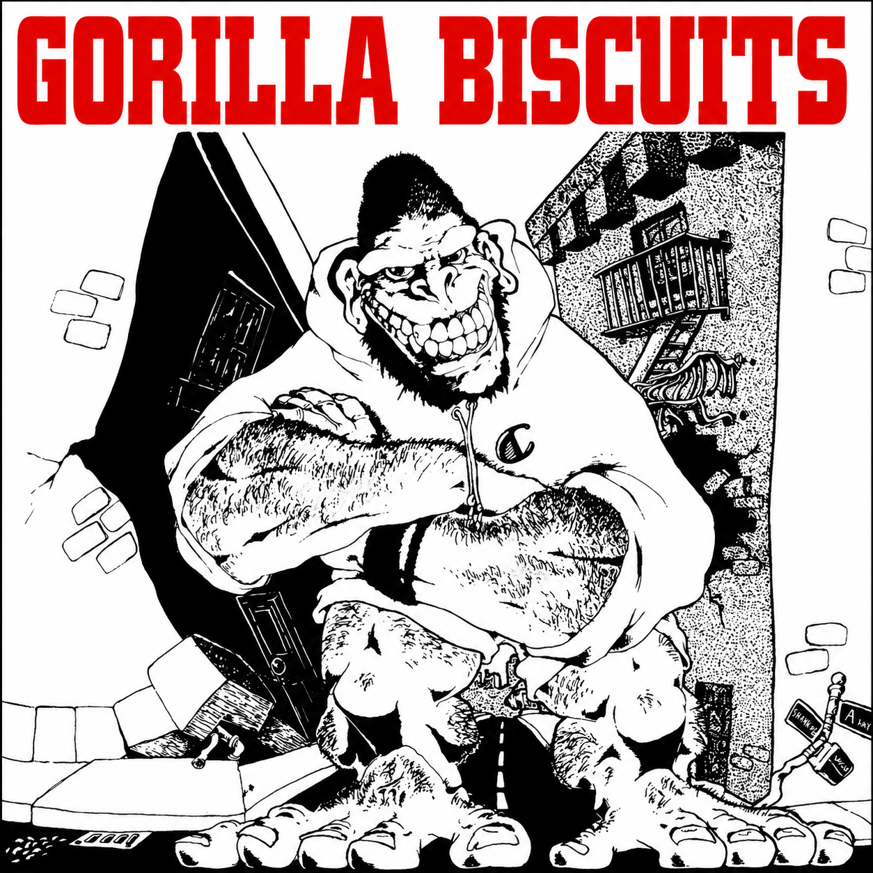 Gorilla Biscuits- s/t (7") Neon Pink Vinyl