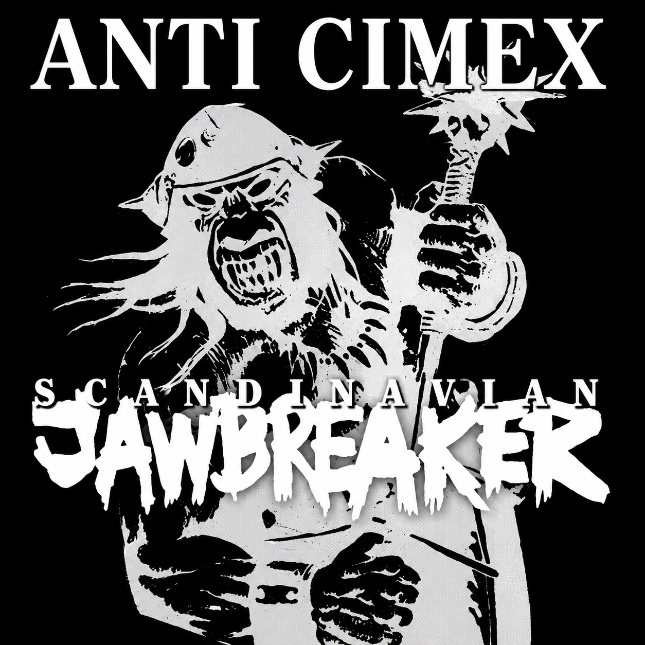 Anti Cimex – Scandinavian Jawbreaker, Clear with Black Splatter Vinyl (LP)