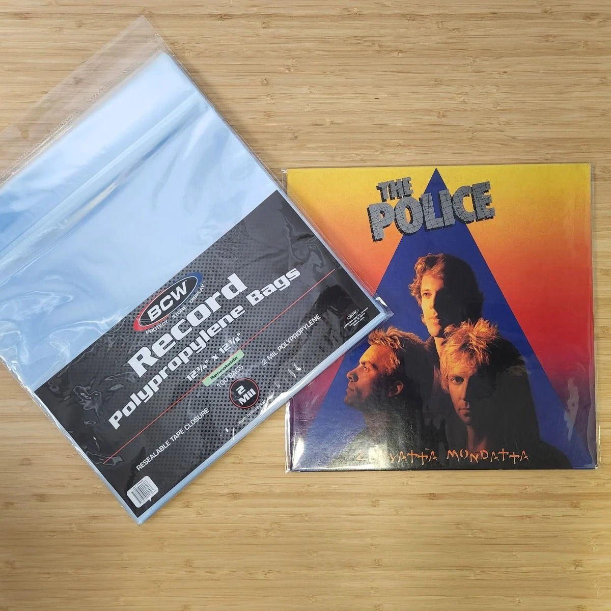 Resealable 12-Inch Record Bags 2 MIL (100CT)