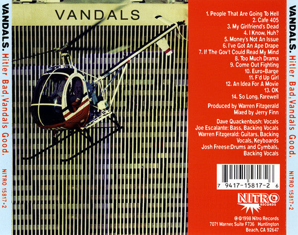 Vandals, The : Hitler Bad, Vandals Good (Album)