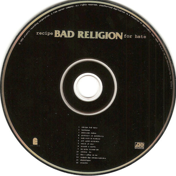 Bad Religion : Recipe For Hate (Album)