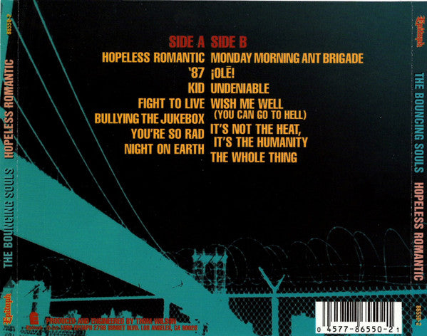 The Bouncing Souls : Hopeless Romantic (Album)