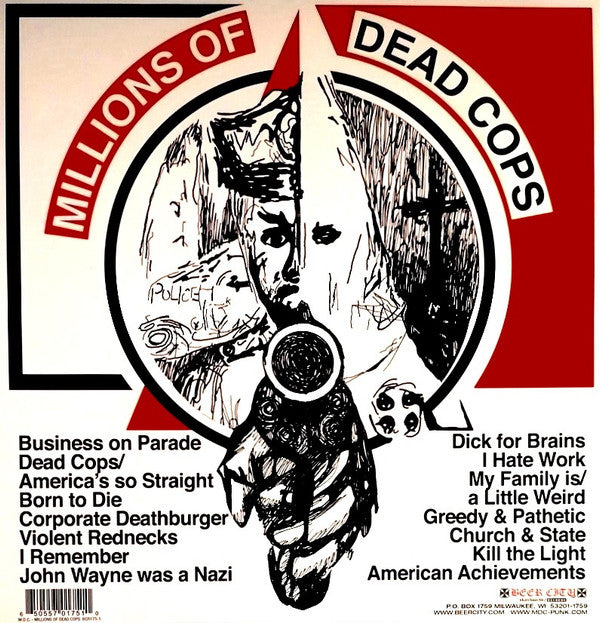 MDC (2) : Millions Of Dead Cops (LP,Album,Reissue,Remastered)