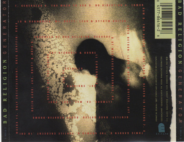 Bad Religion : Generator (Album,Reissue)