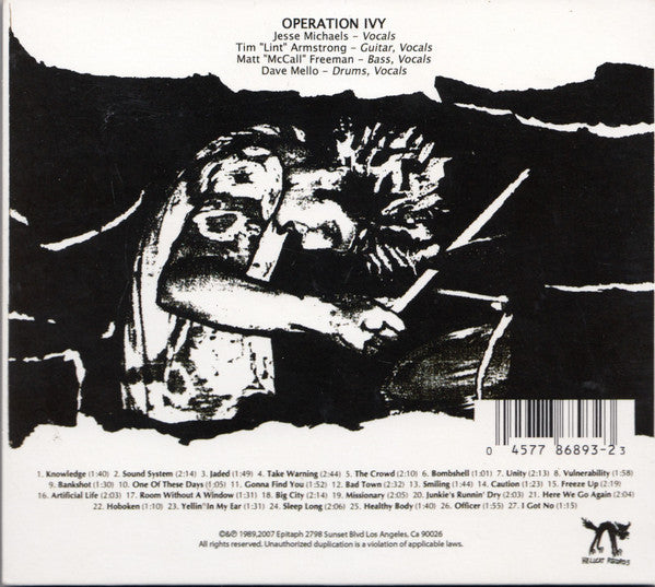 Operation Ivy : Operation Ivy (Compilation,Reissue,Remastered)