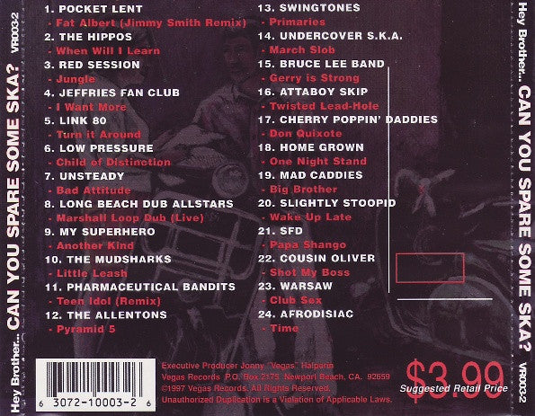 Various : Hey Brother...Can You Spare Some Ska? (Compilation)