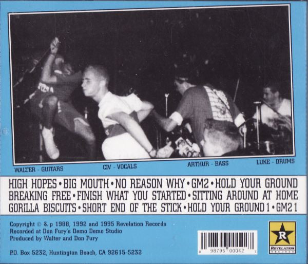 Gorilla Biscuits : Gorilla Biscuits (Reissue,Repress)