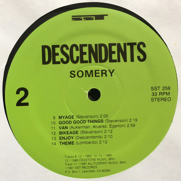 Descendents : Somery (LP,Compilation,Repress)