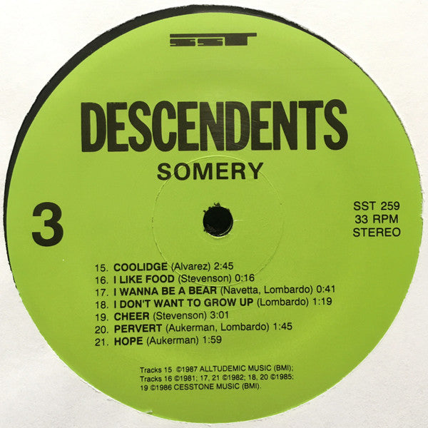Descendents : Somery (LP,Compilation,Repress)