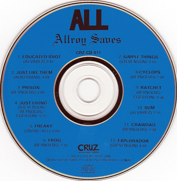 ALL (2) : Allroy Saves (Album)