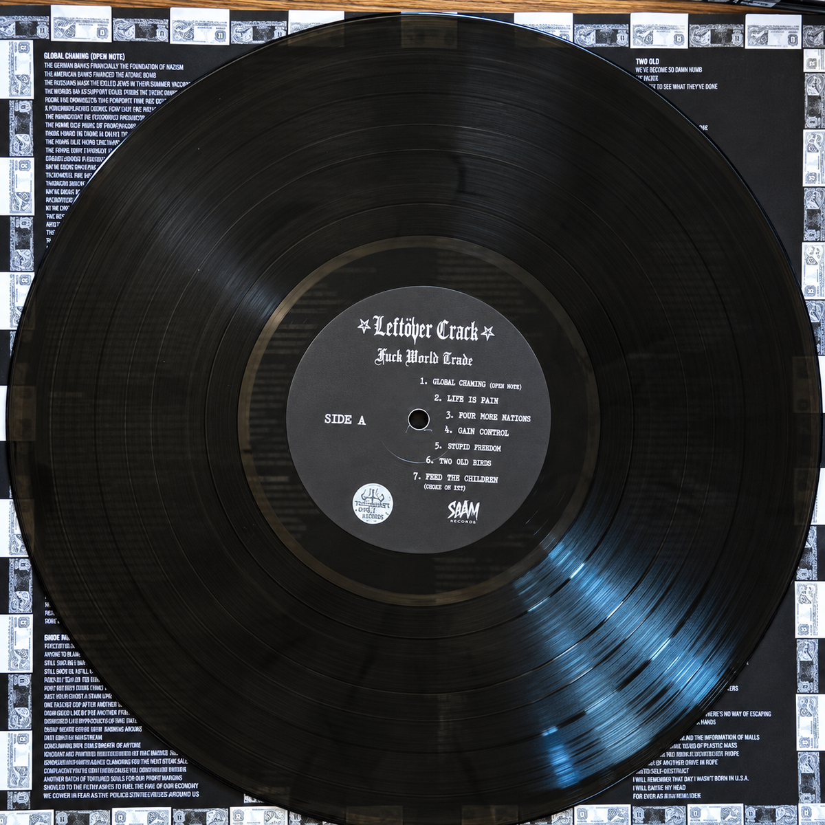 Leftöver Crack : Fuck World Trade (LP,Album,Reissue)