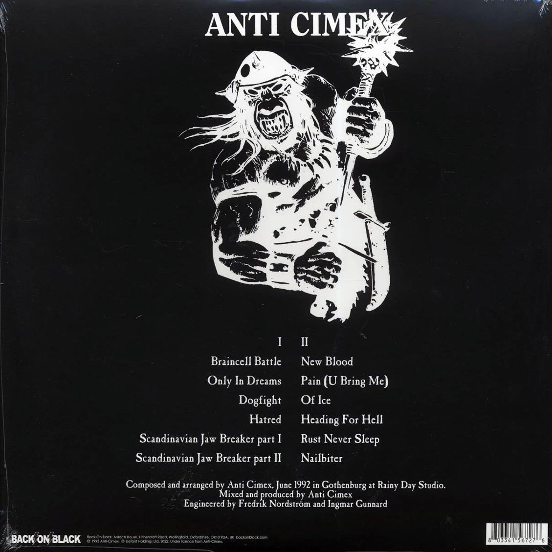 Anti Cimex : Scandinavian Jawbreaker (LP,Album,Limited Edition,Reissue)