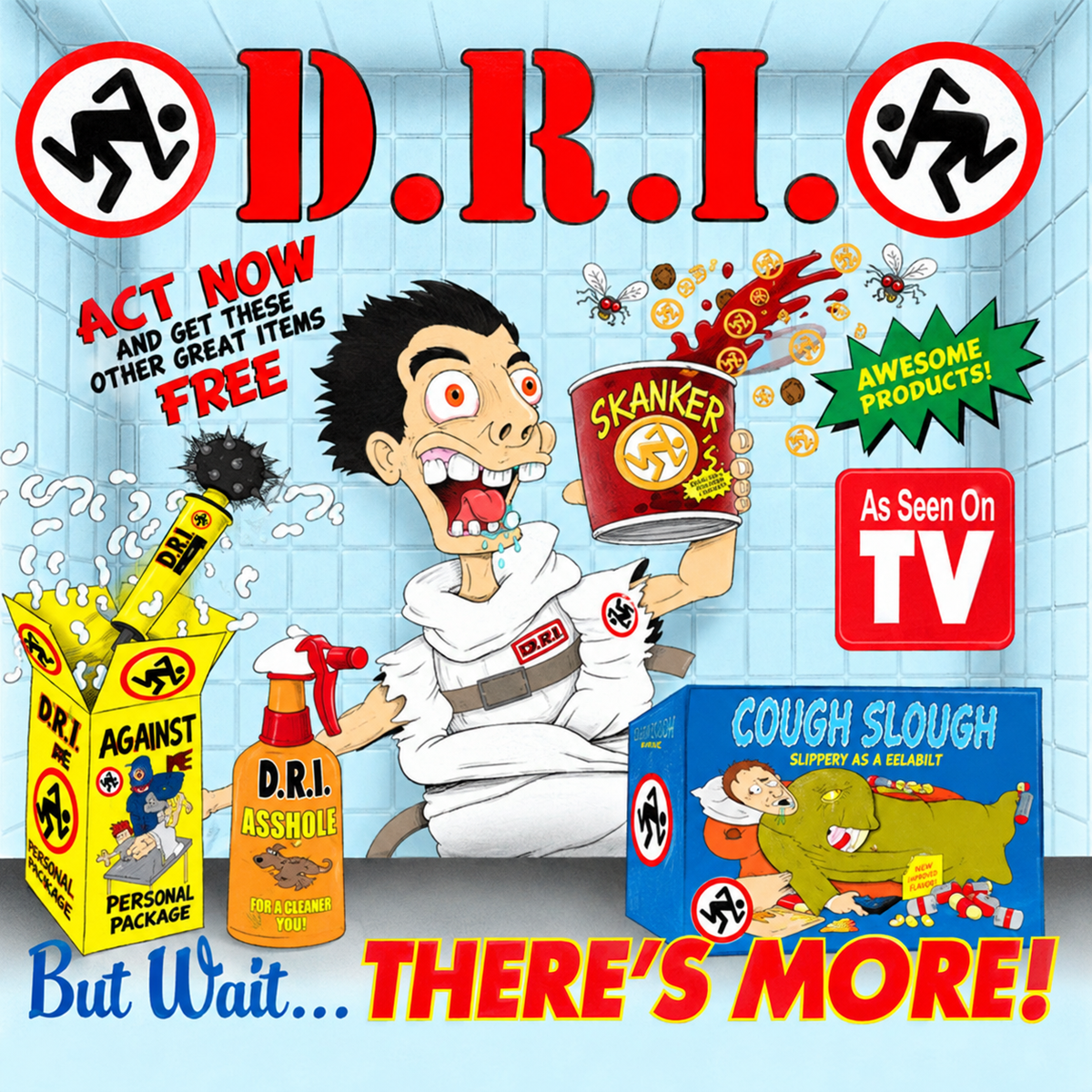 Dirty Rotten Imbeciles : But Wait, There's More! (7",45 RPM,EP,Stereo)