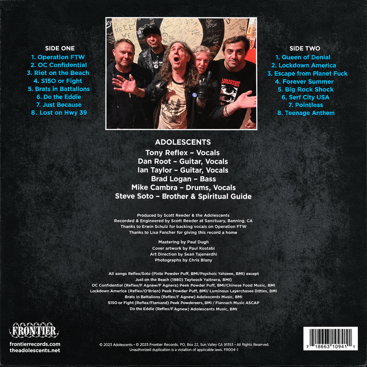 Adolescents : Caesar Salad Days (LP,Album,Limited Edition)