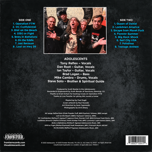 Adolescents : Caesar Salad Days (LP,Album,Limited Edition)