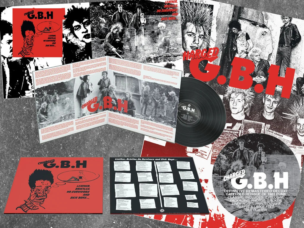 G.B.H. : Leather, Bristles, No Survivors And Sick Boys... (LP,Compilation,Reissue)