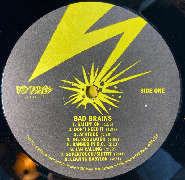 Bad Brains : Bad Brains (LP,Album,Reissue,Remastered,Stereo)