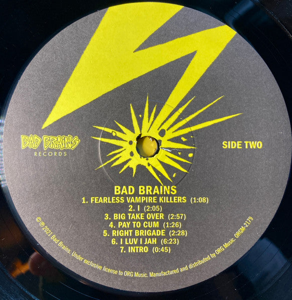 Bad Brains : Bad Brains (LP,Album,Reissue,Remastered,Stereo)