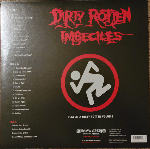 Dirty Rotten Imbeciles : Dealing With It! (LP,Album,Remastered,Repress)
