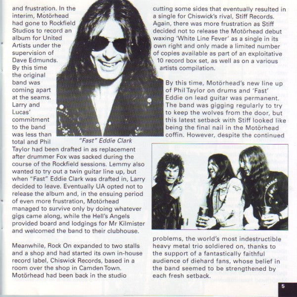 Motörhead : Motörhead (Album,Reissue,Remastered)