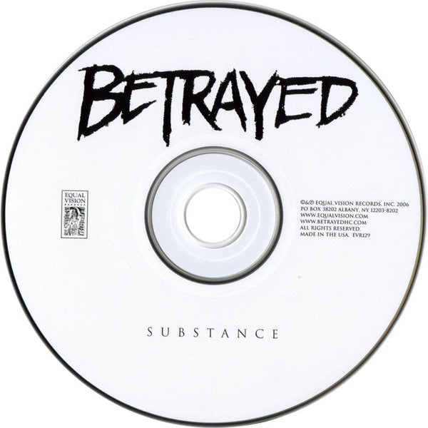 Betrayed : Substance (Album)