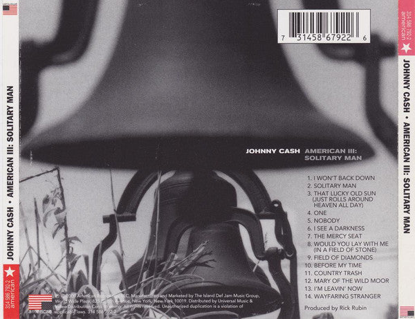 Johnny Cash : American III: Solitary Man (Album)