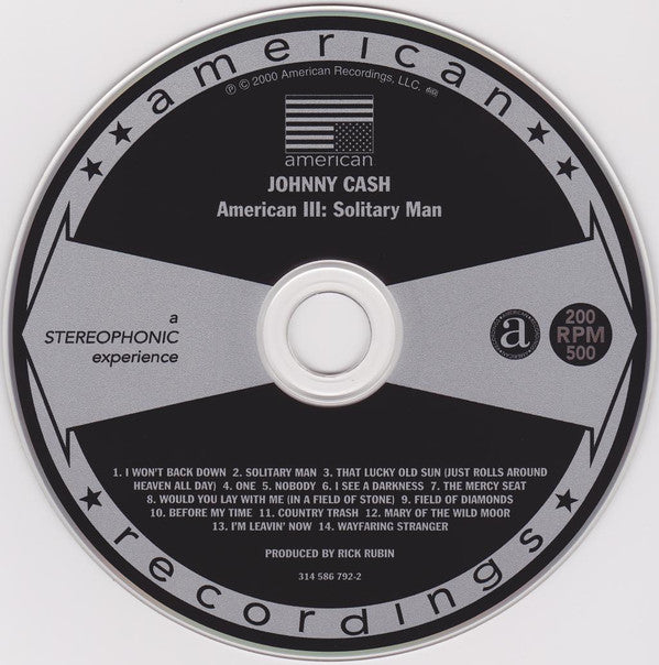Johnny Cash : American III: Solitary Man (Album)