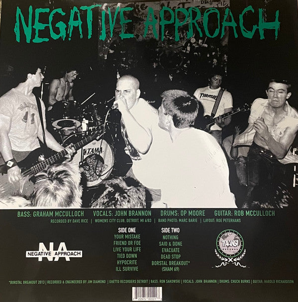 Negative Approach : Tied Down Demo 6/83 (LP,Limited Edition)