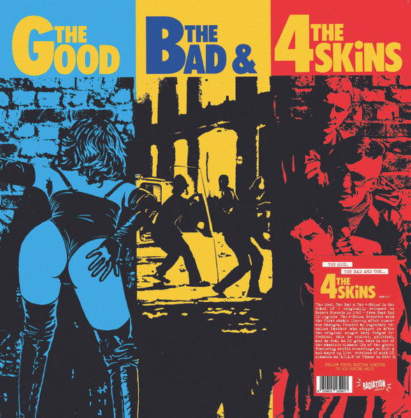 4 Skins : The Good, The Bad & The 4 Skins (LP,Album,Limited Edition,Reissue)