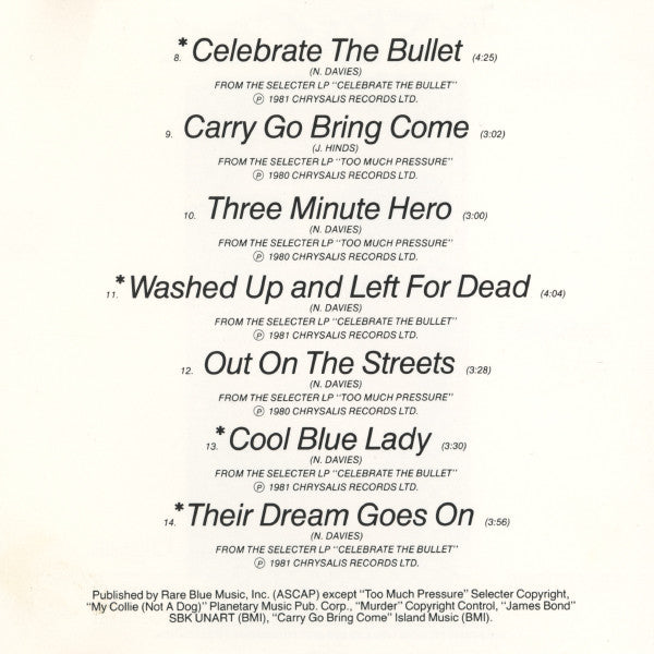 The Selecter : Selected Selecter Selections (Compilation)