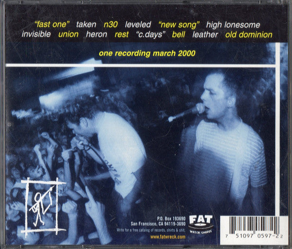 AVAIL : One Wrench (Album)