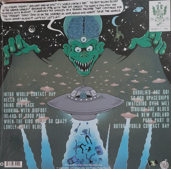 Groovie Ghoulies : World Contact Day (LP,45 RPM,Repress)