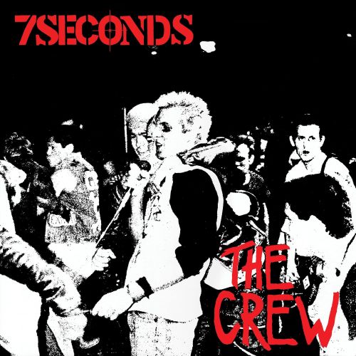 7 Seconds- The Crew, White W/ Red & Black Splatter (LP) Used