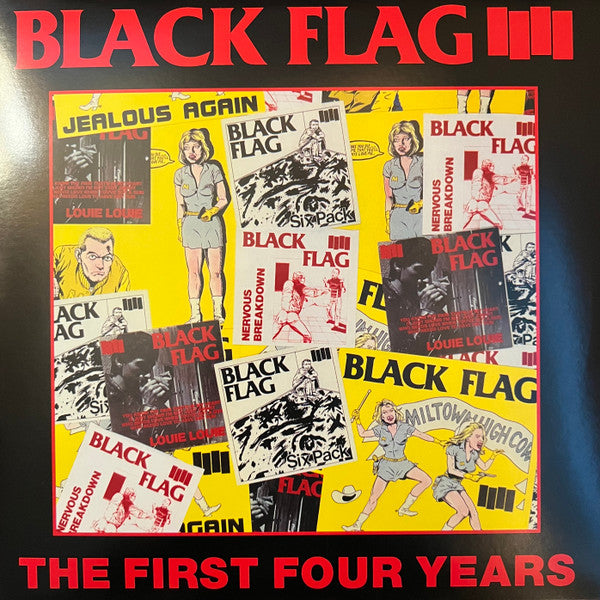 Black Flag : The First Four Years (LP,Compilation,Repress)