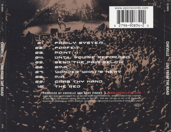 Chevelle (2) : Live From The Road (Album)