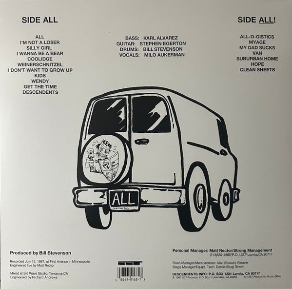 Descendents : Liveage! (LP,Album,Reissue)