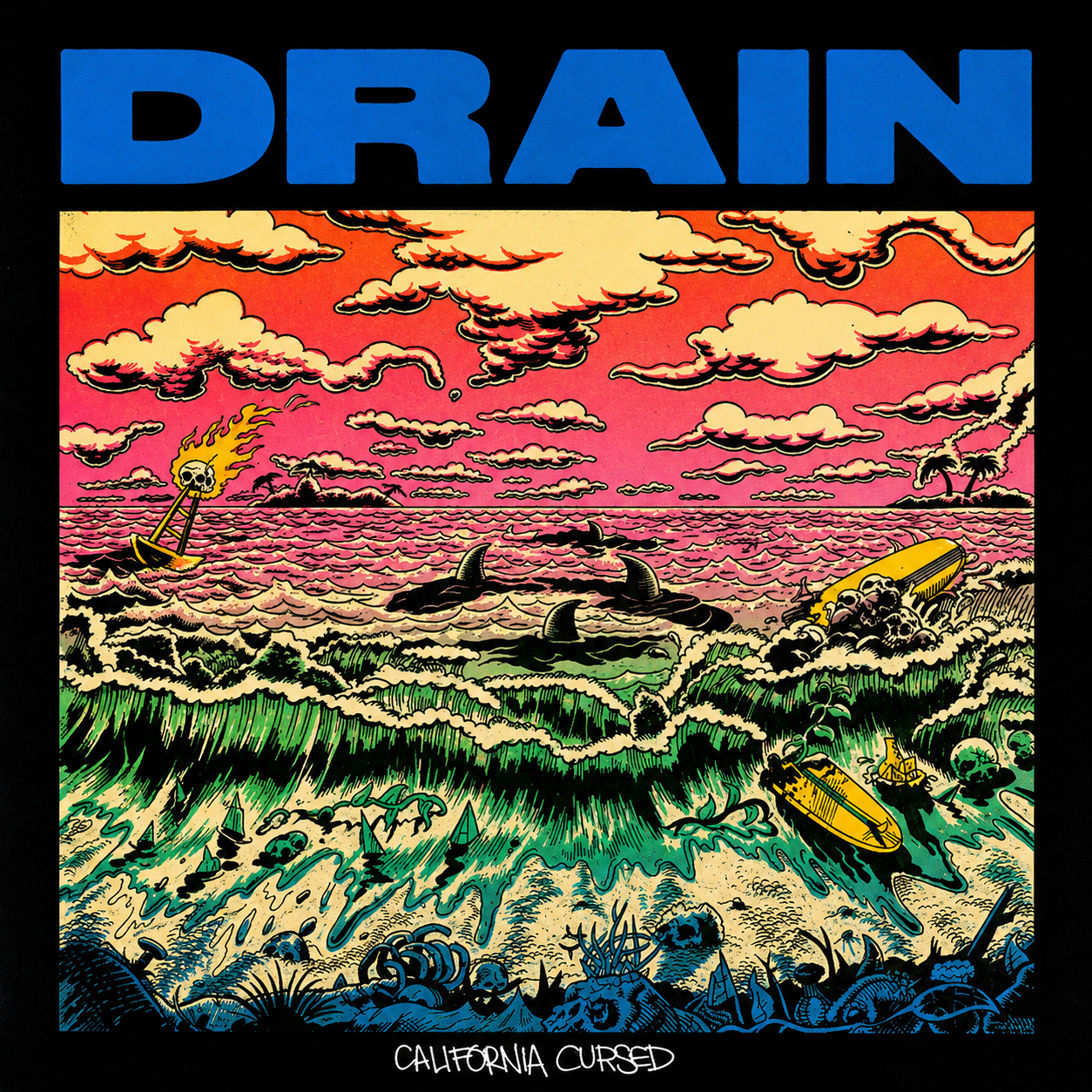 Drain- California Cursed (LP)
