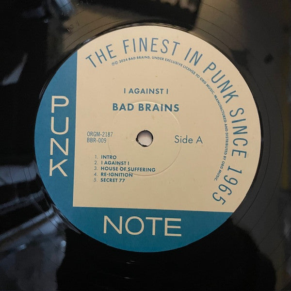 Bad Brains : I Against I (LP,Album,Reissue,Remastered,Stereo)