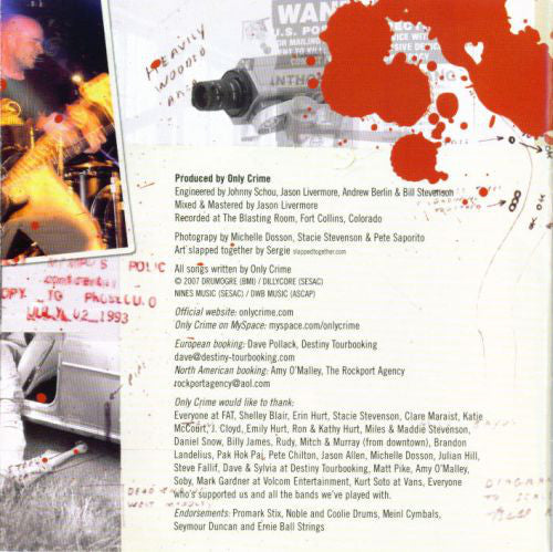 Only Crime : Virulence (Album)