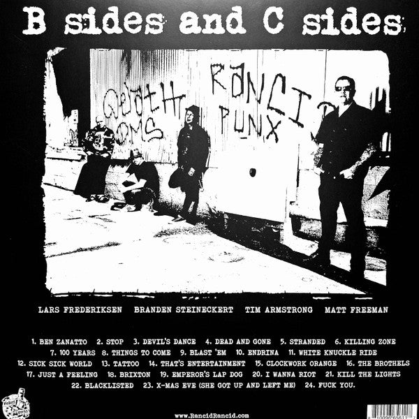 Rancid : B Sides And C Sides (12",45 RPM,Compilation,Limited Edition,Reissue,Stereo)