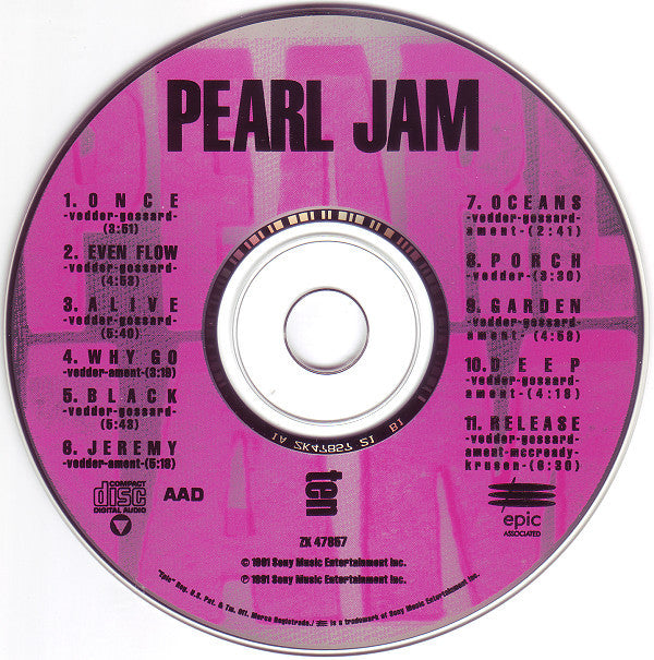 Pearl Jam : Ten (Album)