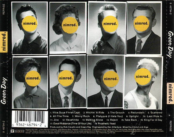 Green Day : Nimrod. (HDCD,Album)