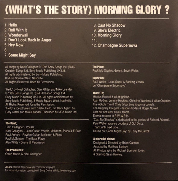 Oasis (2) : (What's The Story) Morning Glory? (Album)