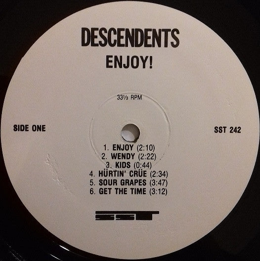 Descendents : Enjoy! (LP,Album,Reissue)