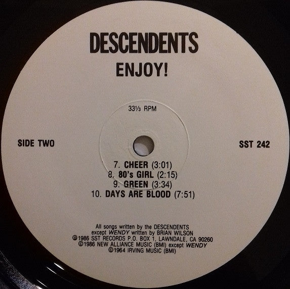 Descendents : Enjoy! (LP,Album,Reissue)