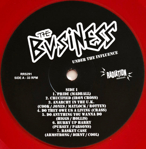 The Business : Under The Influence (LP,Compilation,Limited Edition,Reissue)