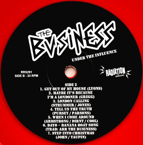The Business : Under The Influence (LP,Compilation,Limited Edition,Reissue)