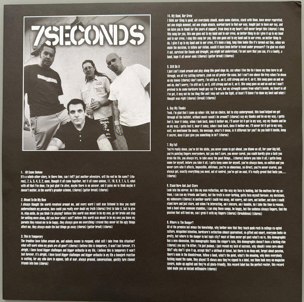 7 Seconds : Take It Back, Take It On, Take It Over! (LP,Album,Reissue)