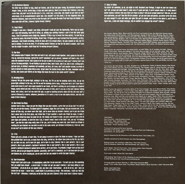 7 Seconds : Take It Back, Take It On, Take It Over! (LP,Album,Reissue)