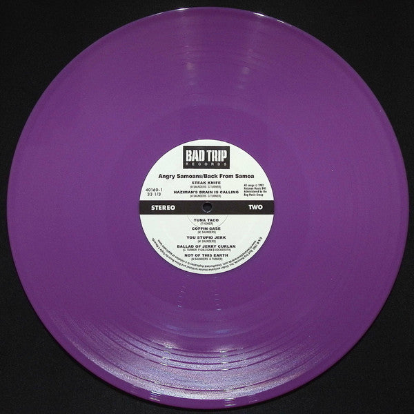 Angry Samoans : Back From Samoa (LP,Album,Limited Edition,Reissue)